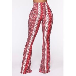 Fashion Nova Boho Flare Pants